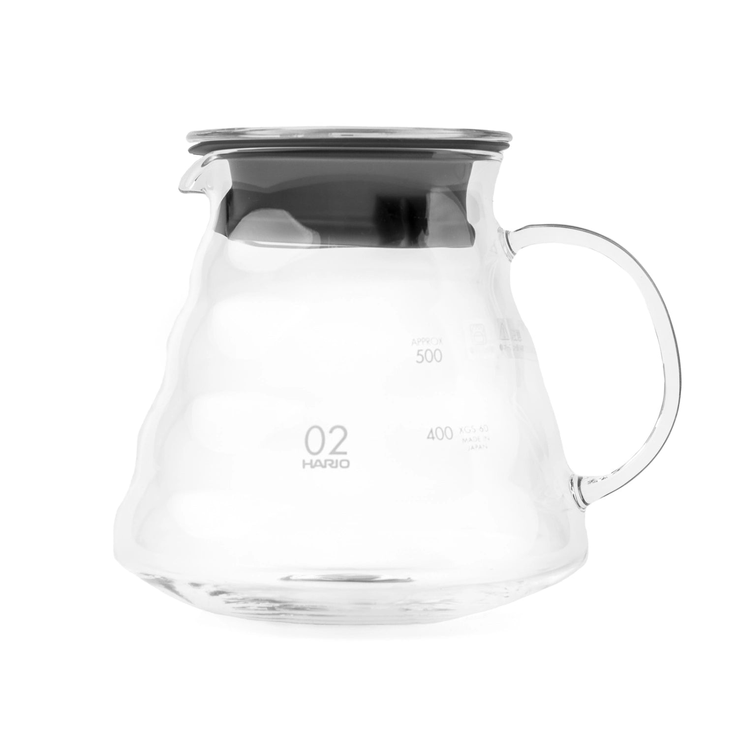 Hario Range Server glass coffee carafe, 600ml, for V60-02 dripper